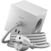 Mehrfachstecker Square 1 USB-C + Magnet gotland grey von Avolt