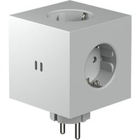 Mehrfachstecker Square 2 USB C wall mounted gotland grey von Avolt