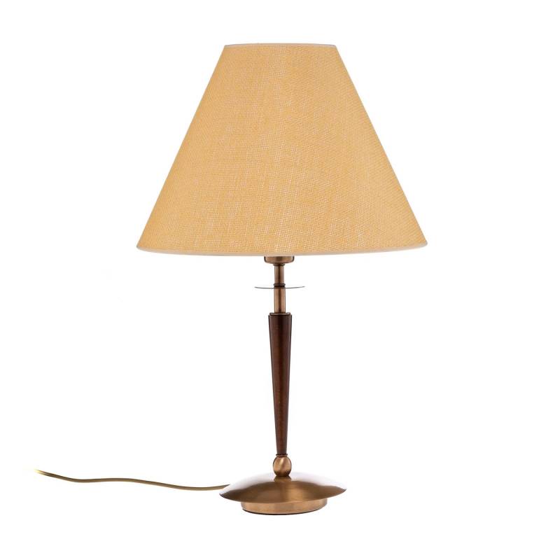 Avonni Tischleuchte Hml 9009 1 Eb Mit Textilschirm Nachttischleuchte Lampe B-Ware von Avonni