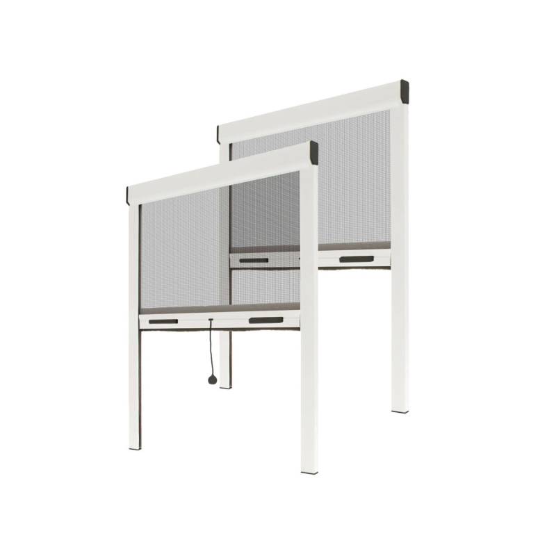 Avosdim Insektenschutzrollo 2er Set Aluminium 125cm x 160cm Weiß von Avosdim