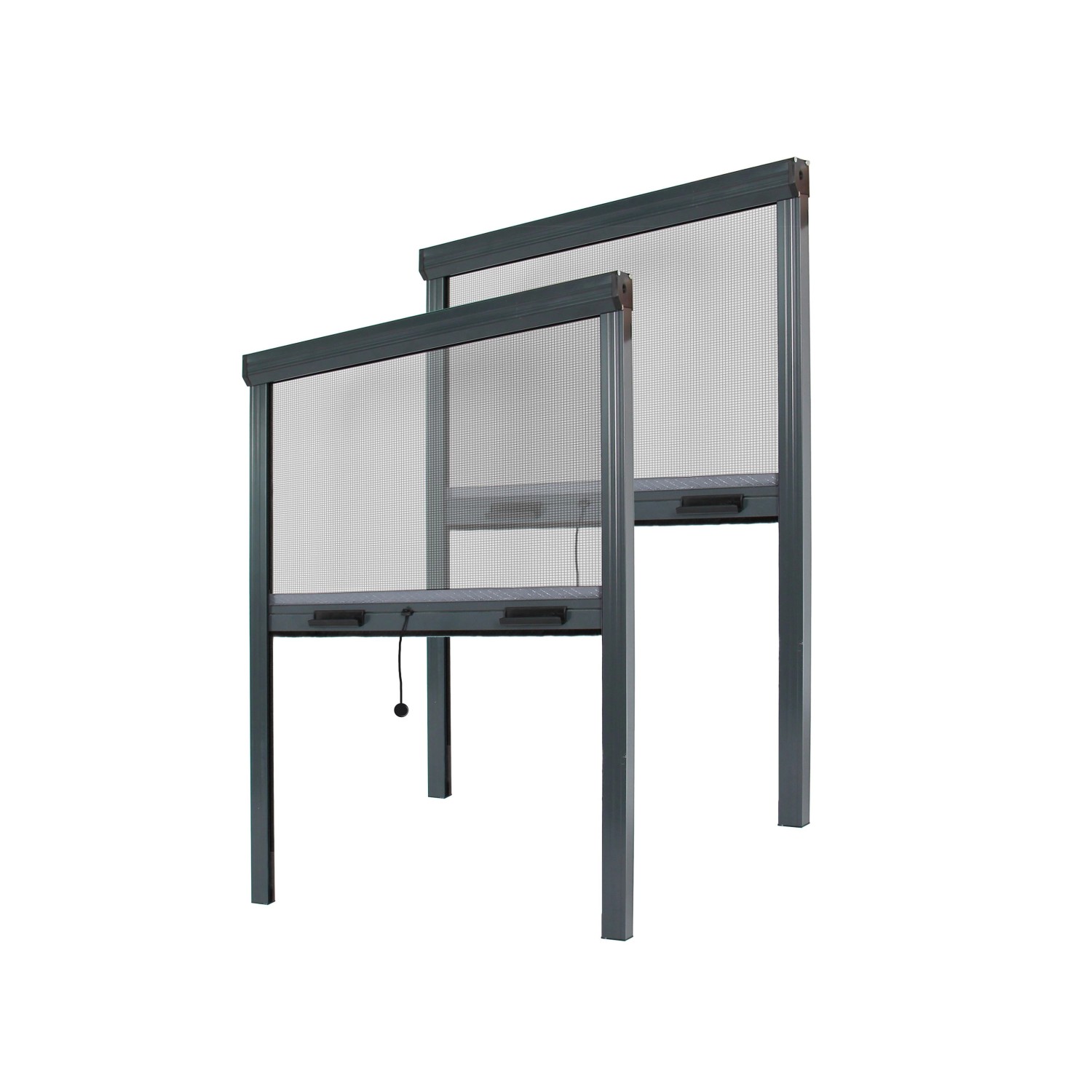 Avosdim Insektenschutzrollo 2er Set Aluminium 150cm x 230cm Anthrazitgrau Avosdim Insektenschutzrollo 2er Set Aluminium 150cm x 230cm Anthrazitgrau von Avosdim