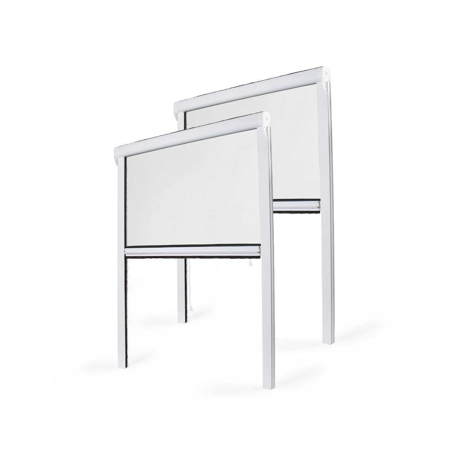 Avosdim Insektenschutzrollo 2er Set Aluminium 80cm x 130cm Weiß Avosdim Insektenschutzrollo 2er Set Aluminium 80cm x 130cm Weiß von Avosdim