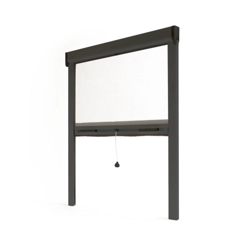 Avosdim Insektenschutzrollo Fenster & Tür Aluminium 100cm x 160cm Anthrazitgrau von Avosdim