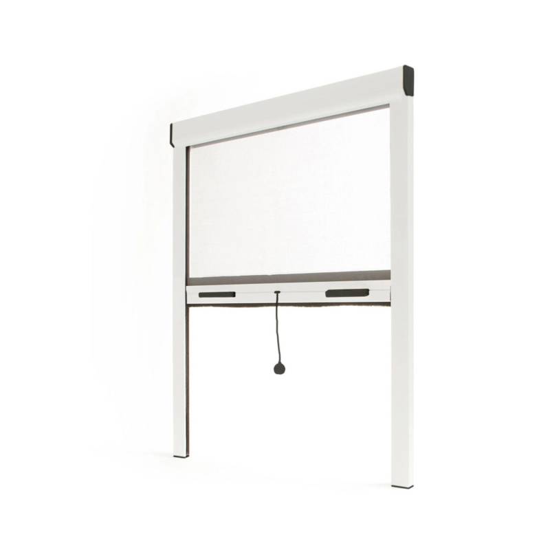 Avosdim Insektenschutzrollo für Fenster Aluminium 125cm x 160cm Weiß von Avosdim