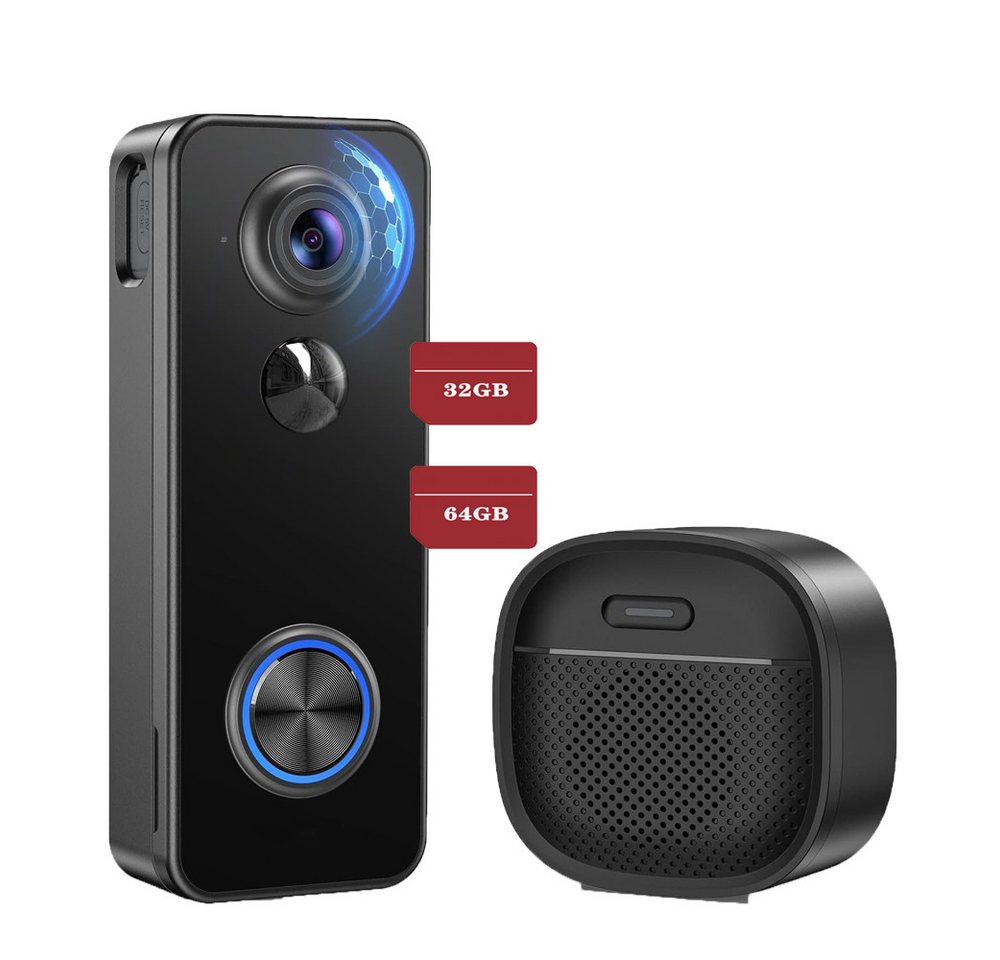 Avylet Smart Home Türklingel WLAN Türklingel mit Kamera Akku 2K Video 180° Weitwinkel Nachtsicht (Aussen, Außenbereich, außen, 5200 mAh Akkukapazität, Klare Sicht in Dunkelheit, Intelligente KI-Menschenerkennung,Höchste Bildqualität, Erkennungswinkel 100°, IP65 Schutzstufe) Avylet Smart Home Türklingel WLAN Türklingel mit Kamera Akku 2K Video 180° Weitwinkel Nachtsicht (Aussen, Außenbereich, außen, 5200 mAh Akkukapazität, Klare Sicht in Dunkelheit, Intelligente KI-Menschenerkennung,Höchste Bildqualität, Erkennungswinkel 100°, IP65 Schutzstufe) von Avylet