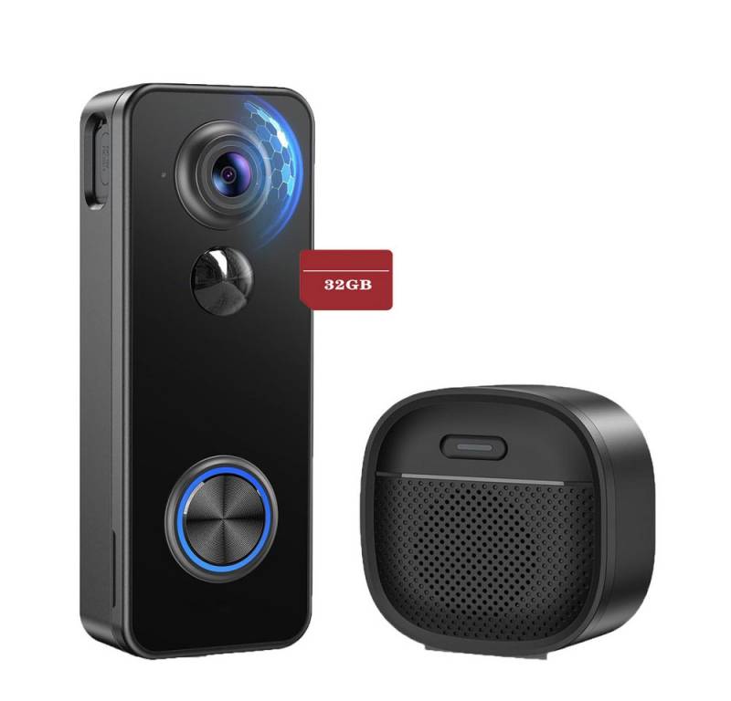 Avylet Smart Home Türklingel WLAN Türklingel mit Kamera Akku 2K Video 180° Weitwinkel Nachtsicht (Aussen, Außenbereich, außen, 5200 mAh Akkukapazität, Klare Sicht in Dunkelheit, Intelligente KI-Menschenerkennung,Höchste Bildqualität, Erkennungswinkel 100°, IP65 Schutzstufe) Avylet Smart Home Türklingel WLAN Türklingel mit Kamera Akku 2K Video 180° Weitwinkel Nachtsicht (Aussen, Außenbereich, außen, 5200 mAh Akkukapazität, Klare Sicht in Dunkelheit, Intelligente KI-Menschenerkennung,Höchste Bildqualität, Erkennungswinkel 100°, IP65 Schutzstufe) von Avylet