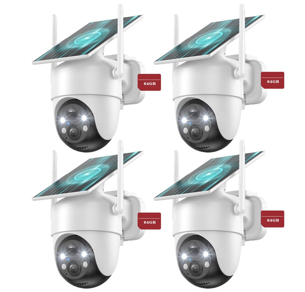 Avylet Überwachungskamera 2K Outdoor WLAN Kamera Überwachung Aussen Akku Solar (Außenüberwachung, Außenbereich, Außen, Außenbereich Sicherheit, Aussen, Outdoor, Kabellose Installationsfreie Solarpanel KI-Erkennung, 4-tlg., PIR Erkennung & Intelligenter Alarm Farbnachtsicht Zwei-Wege-Audio, Bluetooth und 2.4 GHz WLAN Dual-Mode) Avylet Überwachungskamera 2K Outdoor WLAN Kamera Überwachung Aussen Akku Solar (Außenüberwachung, Außenbereich, Außen, Außenbereich Sicherheit, Aussen, Outdoor, Kabellose Installationsfreie Solarpanel KI-Erkennung, 4-tlg., PIR Erkennung & Intelligenter Alarm Farbnachtsicht Zwei-Wege-Audio, Bluetooth und 2.4 GHz WLAN Dual-Mode) von Avylet