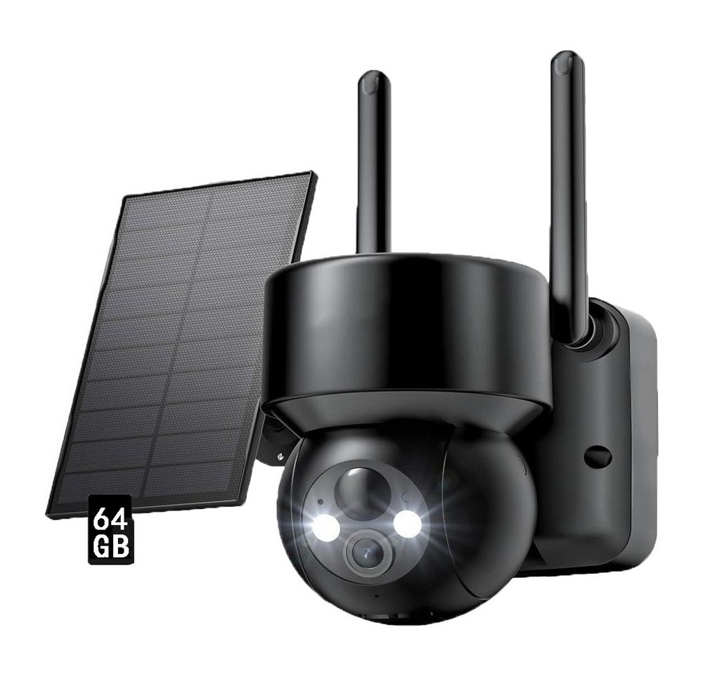 Avylet Überwachungskamera 2K Überwachungskamera mit Akku & Solar – 360° Außenüberwachung (Außenbereich, Aussen, -20°C bis 70°C Betriebstemperatur,8 Meter PIR-Reichweite, Doppelkanal-Infrarot-Detektion, 1-tlg., 355° horizontaler Drehwinkel, 120° vertikaler Neigungswinkel, 24/7 Überwachung, LED-Fülllicht, 110° PIR-Erkennungswinke) Avylet Überwachungskamera 2K Überwachungskamera mit Akku & Solar – 360° Außenüberwachung (Außenbereich, Aussen, -20°C bis 70°C Betriebstemperatur,8 Meter PIR-Reichweite, Doppelkanal-Infrarot-Detektion, 1-tlg., 355° horizontaler Drehwinkel, 120° vertikaler Neigungswinkel, 24/7 Überwachung, LED-Fülllicht, 110° PIR-Erkennungswinke) von Avylet