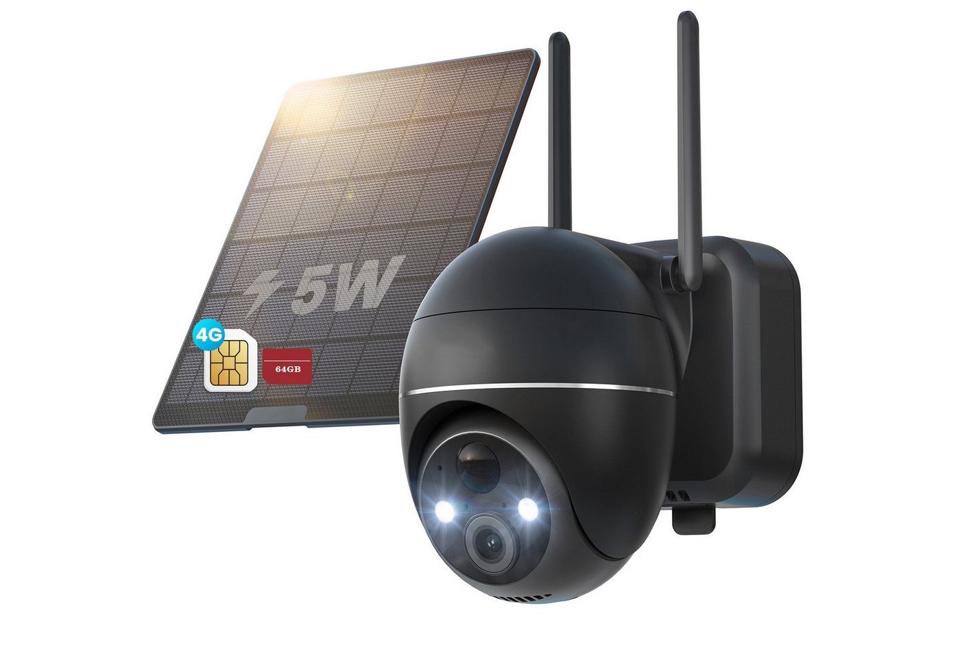 Avylet Überwachungskamera 4G LTE Überwachungskamera Aussen Solar mit SIM Karte (Außenbereich, Außenkamera, Home,Schule,Geschäft,Wald,Farm,Campingbus,Straße, Geeignet für Bauernhöfe, Scheunen, Baustellen, Ranches, Felder oder Orte ohne Strom oder WiFi., 1-tlg., 2K HD 3MP PTZ Kabellos Kamera Ohne WLAN Outdoor Akku, 355°/120° Schwenkbar Farb-Nachtsicht PIR Erkennung) Avylet Überwachungskamera 4G LTE Überwachungskamera Aussen Solar mit SIM Karte (Außenbereich, Außenkamera, Home,Schule,Geschäft,Wald,Farm,Campingbus,Straße, Geeignet für Bauernhöfe, Scheunen, Baustellen, Ranches, Felder oder Orte ohne Strom oder WiFi., 1-tlg., 2K HD 3MP PTZ Kabellos Kamera Ohne WLAN Outdoor Akku, 355°/120° Schwenkbar Farb-Nachtsicht PIR Erkennung) von Avylet