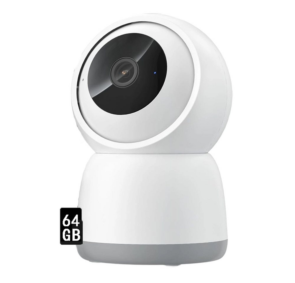 Avylet Überwachungskamera 5MP Überwachungskamera Innen mit Nachtsicht, Bewegungserkennung (Innen, Katzen Hunde Kamera, Babyphone mit Kamera, iOS-kompatibel, Android-kompatibel, Temperaturbeständig, 2,4GHz WiFi, 5GHz WiFi, 360° Panorama, 55° Neigungswinkel, 104° Weitwinkelobjektiv) von Avylet