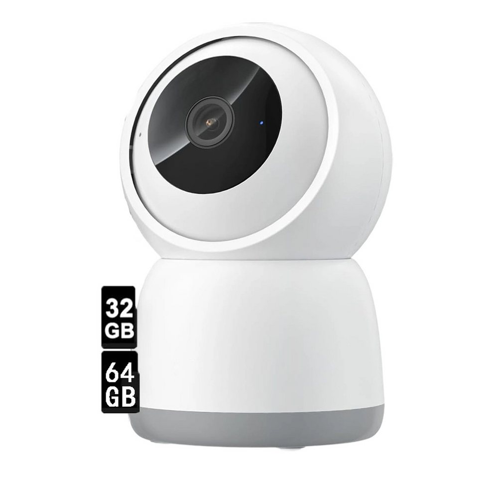 Avylet Überwachungskamera 5MP Überwachungskamera Innen mit Nachtsicht, Bewegungserkennung (Innen, Katzen Hunde Kamera, Babyphone mit Kamera, iOS-kompatibel, Android-kompatibel, Temperaturbeständig, 2,4GHz WiFi, 5GHz WiFi, 360° Panorama, 55° Neigungswinkel, 104° Weitwinkelobjektiv) von Avylet