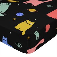 Aware | Spannbettlaken Cosmic Cats von Aware