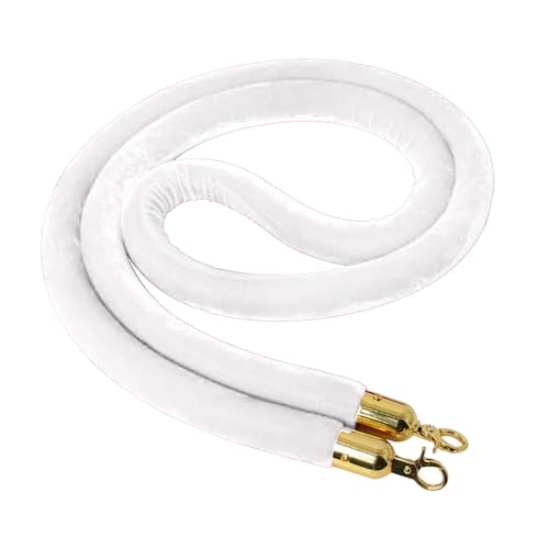 Aweisile Absperrkordel 1 Stück Crowd Control Seil Personenleitsystem Absperrsystem Weiß Absperrband Absperrkette Absperrkordel mit Haken 1.5M für öffentliche Gebäude des Hotel Restaurant Cinema Aweisile Absperrkordel 1 Stück Crowd Control Seil Personenleitsystem Absperrsystem Weiß Absperrband Absperrkette Absperrkordel mit Haken 1.5M für öffentliche Gebäude des Hotel Restaurant Cinema von Aweisile