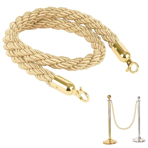 Aweisile Absperrkordel Apricot Absperrseil mit Haken Absperrband Sperre Absperrgurt Absperrungsystem für Personen Personenleitsystem 1,5M Kordel Apricot Aweisile Absperrkordel Apricot Absperrseil mit Haken Absperrband Sperre Absperrgurt Absperrungsystem für Personen Personenleitsystem 1,5M Kordel Apricot von Aweisile