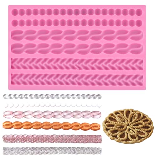 Aweisile Fondant Silikonform Silikon Strickseil Perlen Fondant Form Kuchen Fondant Form Strickseil Perlen Fondant Form Kuchen Dekorieren Silikonform Silikonform Kuchen Fondant Form für DIY Aweisile Fondant Silikonform Silikon Strickseil Perlen Fondant Form Kuchen Fondant Form Strickseil Perlen Fondant Form Kuchen Dekorieren Silikonform Silikonform Kuchen Fondant Form für DIY von Aweisile