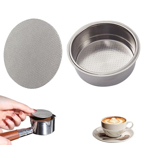 Aweisile Siebträger-Filterkorb Filterkorb kompatibel Konvex-Filterkorb Siebträger Filterkorb 51mm Edelstahl-Filtersiebkorb Kaffeefilterkorb Espresso-Pucksieb Siebträgerkorb-Ersatz für Kaffeemaschine Aweisile Siebträger-Filterkorb Filterkorb kompatibel Konvex-Filterkorb Siebträger Filterkorb 51mm Edelstahl-Filtersiebkorb Kaffeefilterkorb Espresso-Pucksieb Siebträgerkorb-Ersatz für Kaffeemaschine von Aweisile