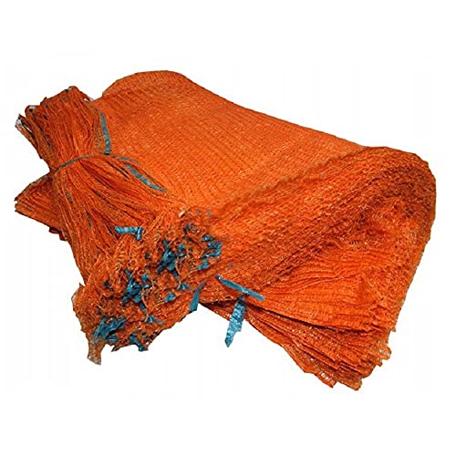 Automotive World, Netzsack, Raschelsack, 50 cm x 80 cm, 30 kg, mit Kordelzug, für Gemüse, Holzscheite, Feuerholz, orange, 100 Stück Automotive World, Netzsack, Raschelsack, 50 cm x 80 cm, 30 kg, mit Kordelzug, für Gemüse, Holzscheite, Feuerholz, orange, 100 Stück von Awenta