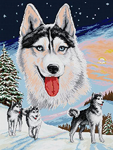 Awesocrafts Kreuzstich Stickpackungen Vorgedruckt Husky Hund Bilder Vorlagen Sticken Set Vorgedruckt 14CT 2 Stränge Awesocrafts Kreuzstich Stickpackungen Vorgedruckt Husky Hund Bilder Vorlagen Sticken Set Vorgedruckt 14CT 2 Stränge von Awesocrafts