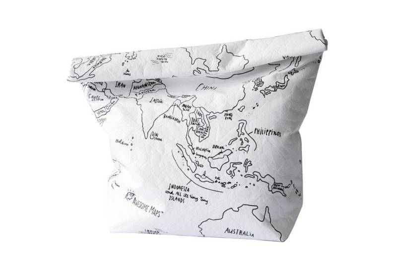 Awesome Maps Lunchbox Lunch Bag / Kühltasche "Sketch Map" von Awesome Maps