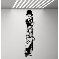 Charlie Chaplin Wandtattoo The Kid Comedy Poster Film Berühmtheit Vinyl Aufkleber Schlafzimmer Spielzimmer Dekor Kinderzimmer Wand Kunst Zuhause von AwesomeWalls