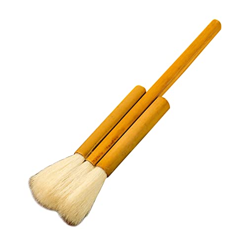 Awesomeonei Hake Blender Brushes 3/4/5/6/7 Tubes Schafhaar Künstlermalpinsel für Töpfermalerei Wash Staub Reinigung Keramik 1# 200x40x28mm/7.87x1.57x1.10 Zoll von Awesomeonei