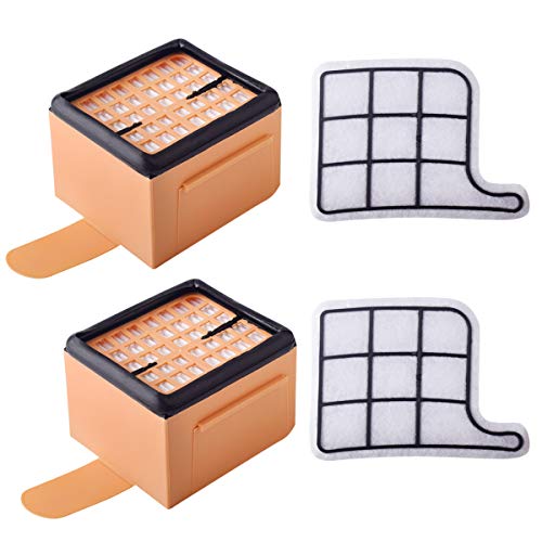 Awinker Vakuumfilter für Kobold VK135 VK136, 4 Stück, HEPA, Wegwerfbar, 8x7x5.5 cm, für Standstaubsauger, Vorwerk von Awinker
