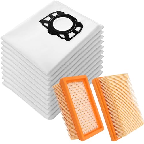 Awinker 10 KFI 487 Staubsaugerbeutel 2.863-006.0 + 2 KFI 4410 Filter für Kärcher WD4 WD5 WD6 WD5P WD6P Premium MV4 MV5 MV6 Staubsauger Ersatzteile 2.863-005.0 (17) von Awinker