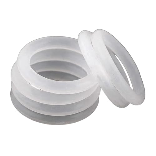 4 mm X 137 mm X 145 mm Weiße VMQ-Gummi-O-Ring-Dichtung, 10 Stück 4 mm X 137 mm X 145 mm Weiße VMQ-Gummi-O-Ring-Dichtung, 10 Stück von Awishjusr