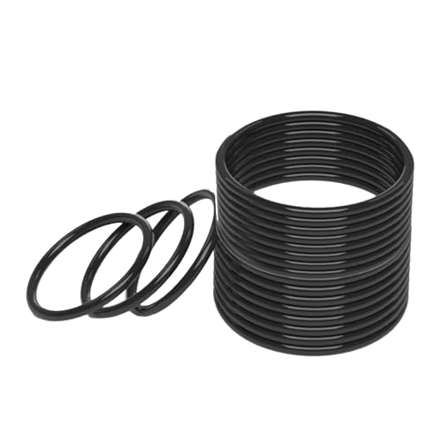 EPDM-Dichtung, 50 Stück schwarze O-Ring-Dichtung, 1 mm x 34 mm x 36 mm Gummiring von Awishjusr