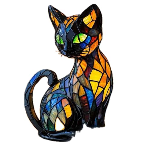Awlve Festberg LeuchtKatze™ – Original Magische LED-Lampe Leucht Katze Dekoratives Katzenlampe Zauberlicht für stimmungsvolle Atmosphäre Katzen- Und Hundeliebhabe (Katze) von Awlve