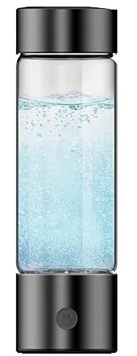 Awlve Hydrovive 2.0 wasserflasche alpenfluss - das Original Wasserstoff Flasche Wasserspender Tragbarer Healthy Hydrogen Water Bottle (Schwarz 1pcs) von Awlve