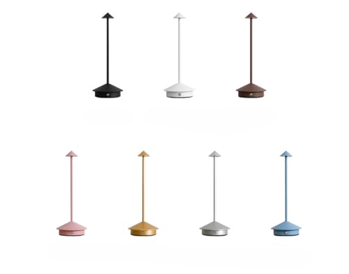 Heim-glueck Kabellose LED Tischlampe Im Edlen Design, stehlampe Tischlampe Kabellos, Heimtischlampe Leselampe Geeignet Für Den Innen- Und Außenbereich, Tischlampen led Kabellos (Blau,10.5cm*30cm) von Awlve