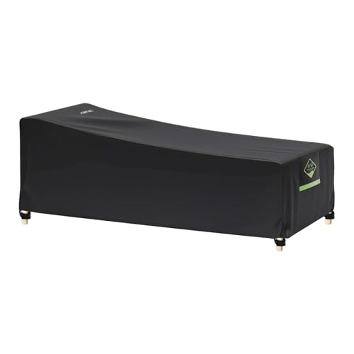 Awnic gartenliege Abdeckung wasserdicht, schutzhülle für sonnenliege Winterfest, abdeckhaube liegen, liegestuhl Auflage, gartenmöbel abdeckplane 200x75x40/70cm von Awnic