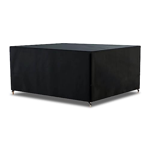 Awnic Abdeckung Gartenmöbel Winterfest 150x120x71cm, Schwerlast 420D Oxford Gewebe Gartenmöbel Abdeckplane Wasserdicht, Anti-UV Reißfest Abdeckplane für Gartenmöbel Terrassenmöbel Rechteckig von Awnic