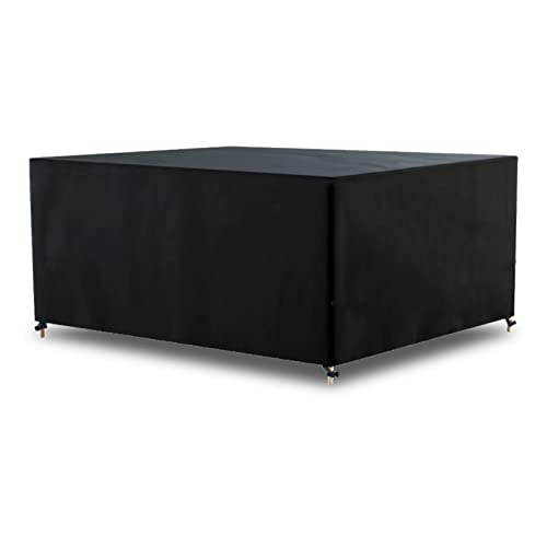 Awnic Abdeckung Gartenmöbel Winterfest 170X115X71cm, Schwerlast 420D Oxford Gewebe Gartenmöbel Abdeckplane Wasserdicht, Anti-UV Reißfest Abdeckplane für Gartenmöbel Terrassenmöbel Rechteckig von Awnic