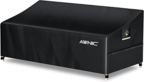 Awnic Sofa Überzug Couch Bezug Abdeckung für 3 Sitzer Wasserdicht Lounge Sofa Schutzhülle für Gartensofa Wasserdicht 420D Polyester 220x85x61/71cm von Awnic