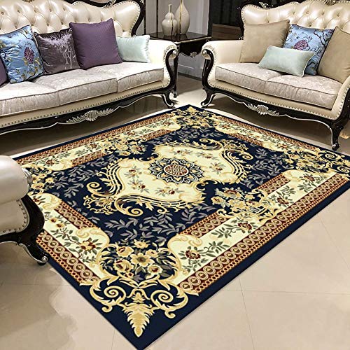 Teppich Modern Design Rechteck Jacquard Teppiche Palast Gedruckt Teppich Klassische Handgewebte Matte for Wohnzimmer Schlafzimmer Multi Stil (8mm Dicke) 1214 ( Color : GT18 , Size : 120X160cm ) von Awningcranks