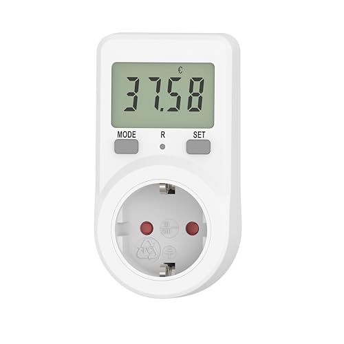 Electricity Meter for Socket Power Meter Socket, Energy Cost Meter Awootsv, Power Consumption Meter KWH Watt stromzähler für steckdose strommessgerät steckdose Electricity Meter for Socket Power Meter Socket, Energy Cost Meter Awootsv, Power Consumption Meter KWH Watt stromzähler für steckdose strommessgerät steckdose von Awootsv
