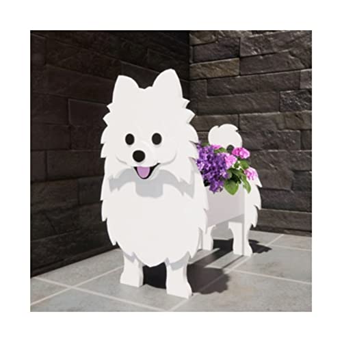 Awoyep Berner Sennenhund Pflanztopf Blumentopf für Gartendekoration, Kleine Welpen Geschenke für Frauen, Hundeform Pflanzgefäß Halter Hund Aufbewahrungsbox (Color : A) von Awoyep