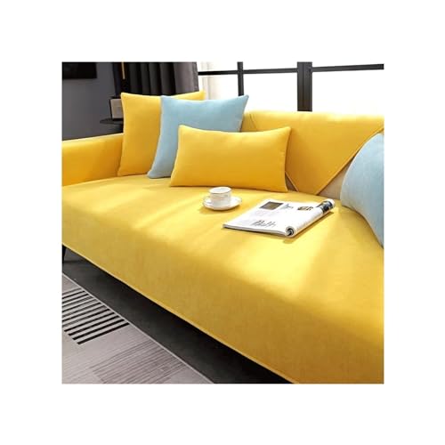 Awoyep Chenille Sofabezug, Sofabezug Ecksofa L Form, Couch Überzug U Form, Rutschfester Sofa Überzug 1/2/3/4 Sitzer, Sofaschoner, Chenille Couchbezug (Color : I, Size : 70x120cm) von Awoyep