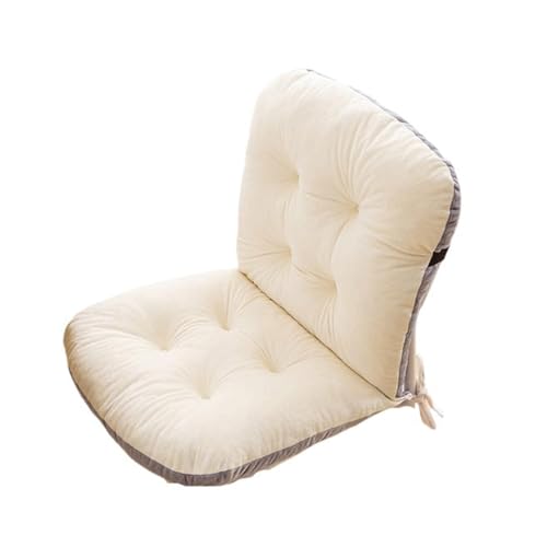 Awoyep Kissen für Stühle Gartenstuhlkissen Gepolstertes Outdoor Kissen Klappstuhlkissen Lounge Stuhlkissen Verdickte Esszimmerstuhlkissen Bürostuhlkissen, für Stühle Sessel (Color : Beige) von Awoyep