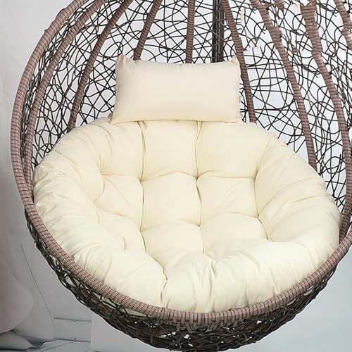 Awoyep Sitzkissen für Hängesessel, Wasserdicht Hängesessel Kissen, Kissen für Hängesessel, Outdoor Hängesessel Kissen Bequem für Hängesessel Chair Kissen, Polster Hängekorb,Gartenstuhl Kissen (Color von Awoyep