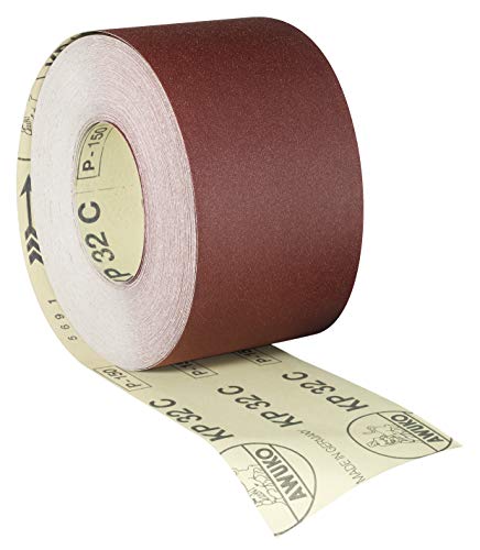 Awuko Schleifrolle Schleifpapier Rolle KP32C | 115 mm x 50 m | K100 von Awuko