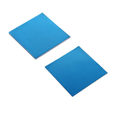 Awxlumv CPU-Thermo-Pad, 12 W/mK, 100 x 100 x 1 mm, Silikon-Wärmeleitpad, nicht leitend, Kühlkörper, hocheffizient, hitzebeständig, weiches Pad für Laptop 3080 3090ti SSD IC LED GPU Chip von Awxlumv