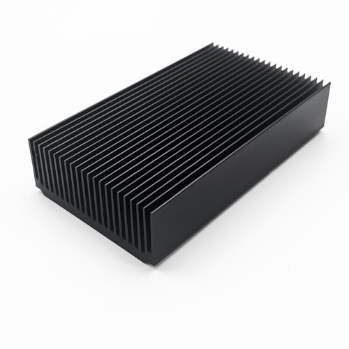 Großer Aluminium-Kühlkörper, 120 x 69 x 27 mm, Kühlkörper, 22 Lamellen, 120 mm, für Computer, LED-Chip, Ladegerät, Router, Verstärker von Awxlumv