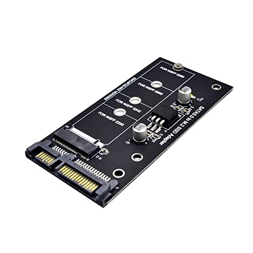 Awydky M.2 NGFF SSD Auf 2 5-Zoll Sata Adapter Mit Aluminiumrahmenhalterung Konvertieren Sie M.2 NGFF Sata SSD In Eine 2 5-Zoll Sata Karte M2 Auf Sata 3 von Awydky