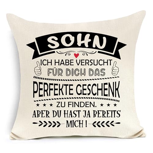 Sohn Geschenk Ich Habe versucht Finden Aber du hast ja Schon Mich Kissenbezug für Sohn von Mama Papa Geburtstag Sohn Geschenk Ich Habe versucht Finden Aber du hast ja Schon Mich Kissenbezug für Sohn von Mama Papa Geburtstag von Awyuan
