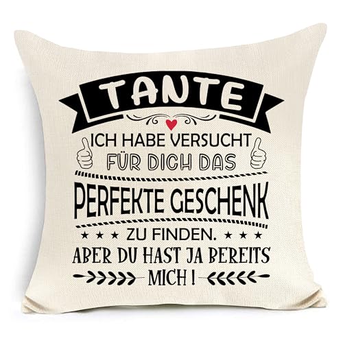 Tante Geschenk Ich Habe versucht Finden Aber du hast ja Schon Mich Kissenbezug für Tante Geburtstag von Awyuan