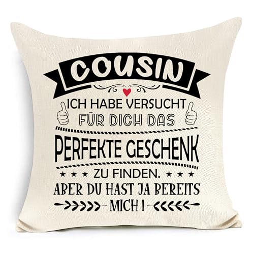Cousin Geschenk Ich Habe versucht Finden Aber du hast ja Schon Mich Kissenbezug für Cousin Abschluss Geburtstag Cousin Geschenk Ich Habe versucht Finden Aber du hast ja Schon Mich Kissenbezug für Cousin Abschluss Geburtstag von Awyuan