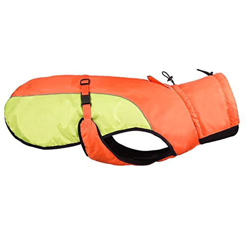 AxBALL Kleidung for große Hunde wasserdichte Weste for große Hunde Herbst-Winter-warme Haustier-Mantel-Kleidung for Hunde Chihuahua Labrador XL-6XL (Color : Orange Green, Size : XX-Large) von AxBALL